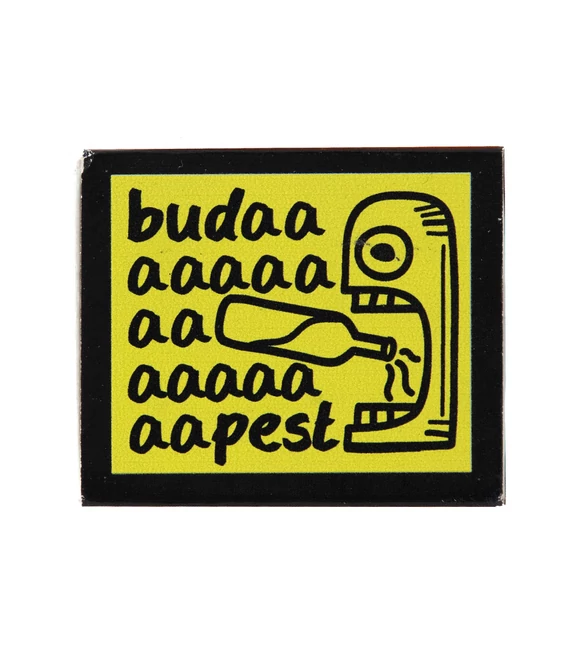 Gyufa hűtőmágnes - Koccintás