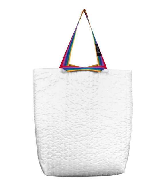 giga mega shopper, fehér-citromsárga