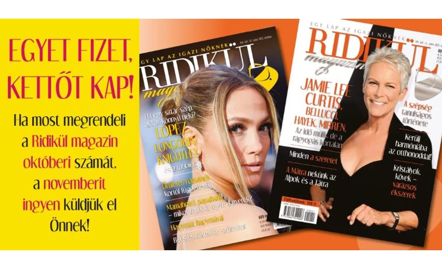 MAGAZIN-AKCIÓ! Egyet fizetsz, kettőt kapsz!